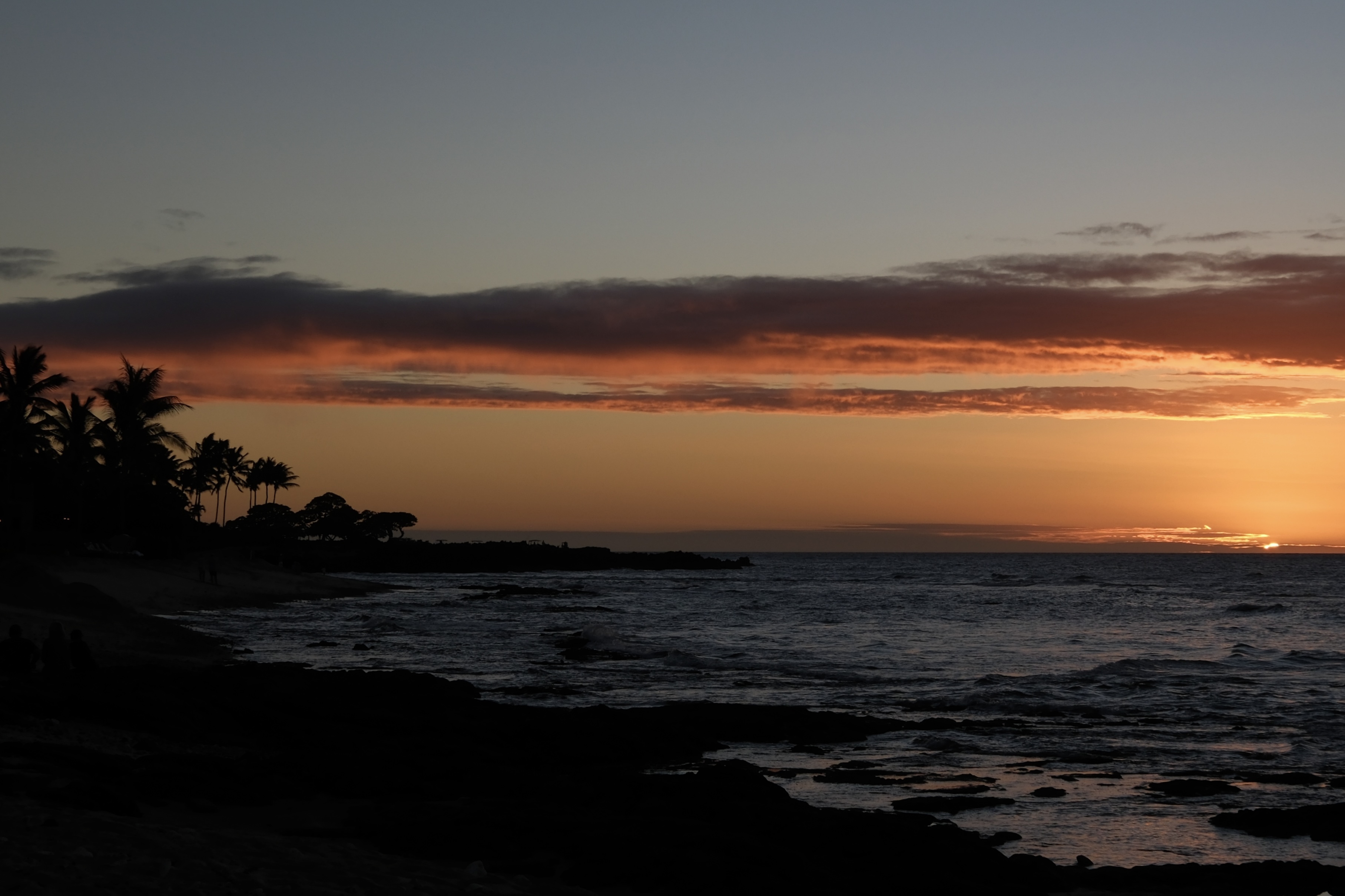 Sonnenuntergang auf Hawaii