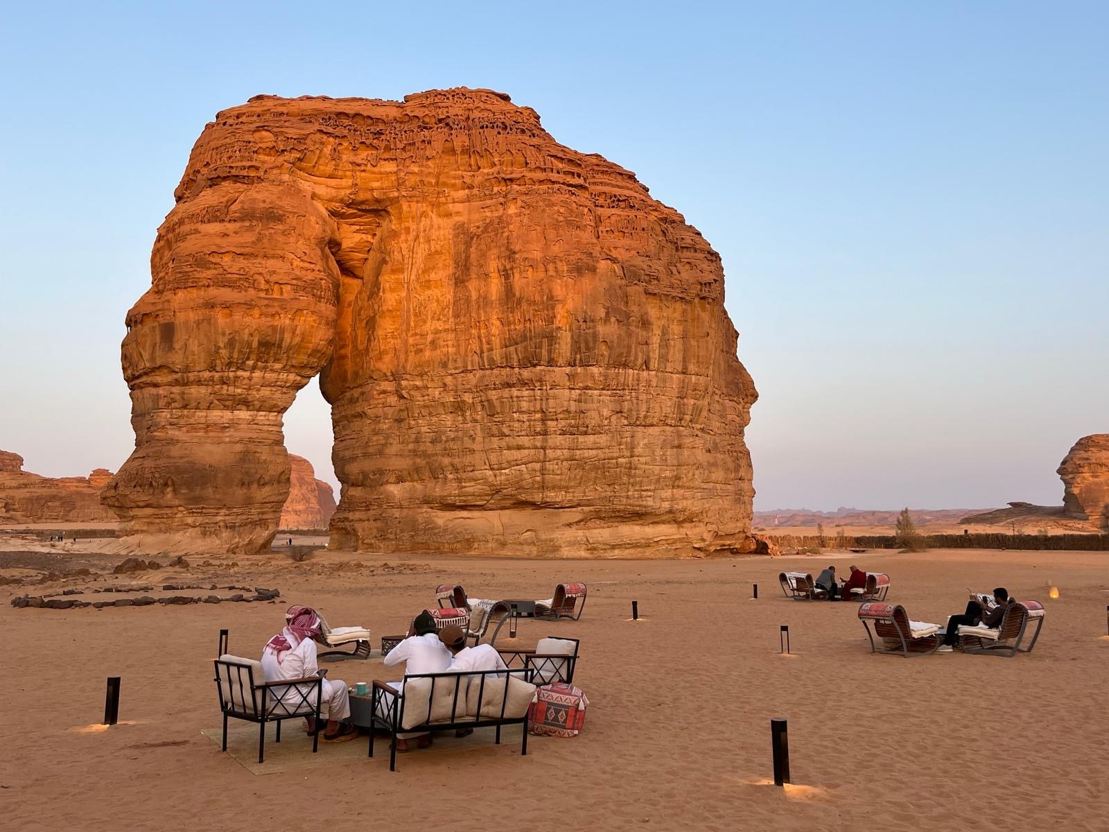 Elefantenfels in Al Ula Saudi Arabien