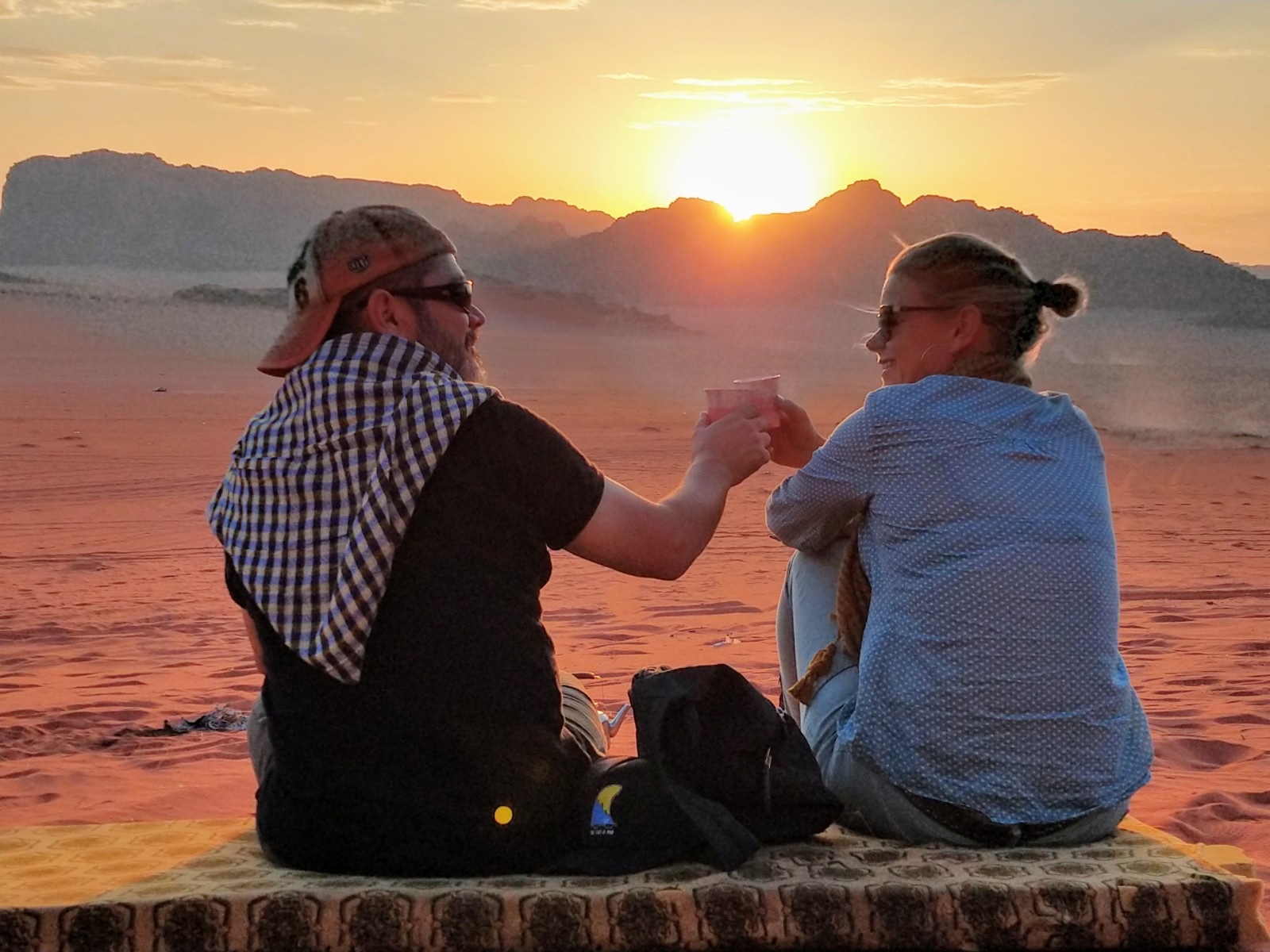 Sundowner in Jordanien