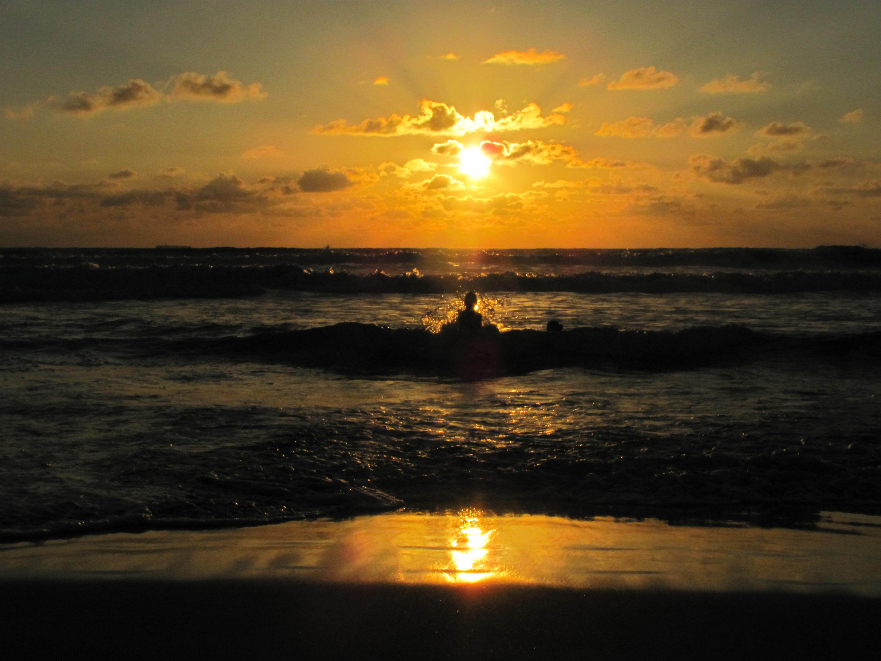 Sonnenuntergang an der Südküste von Sri Lanka