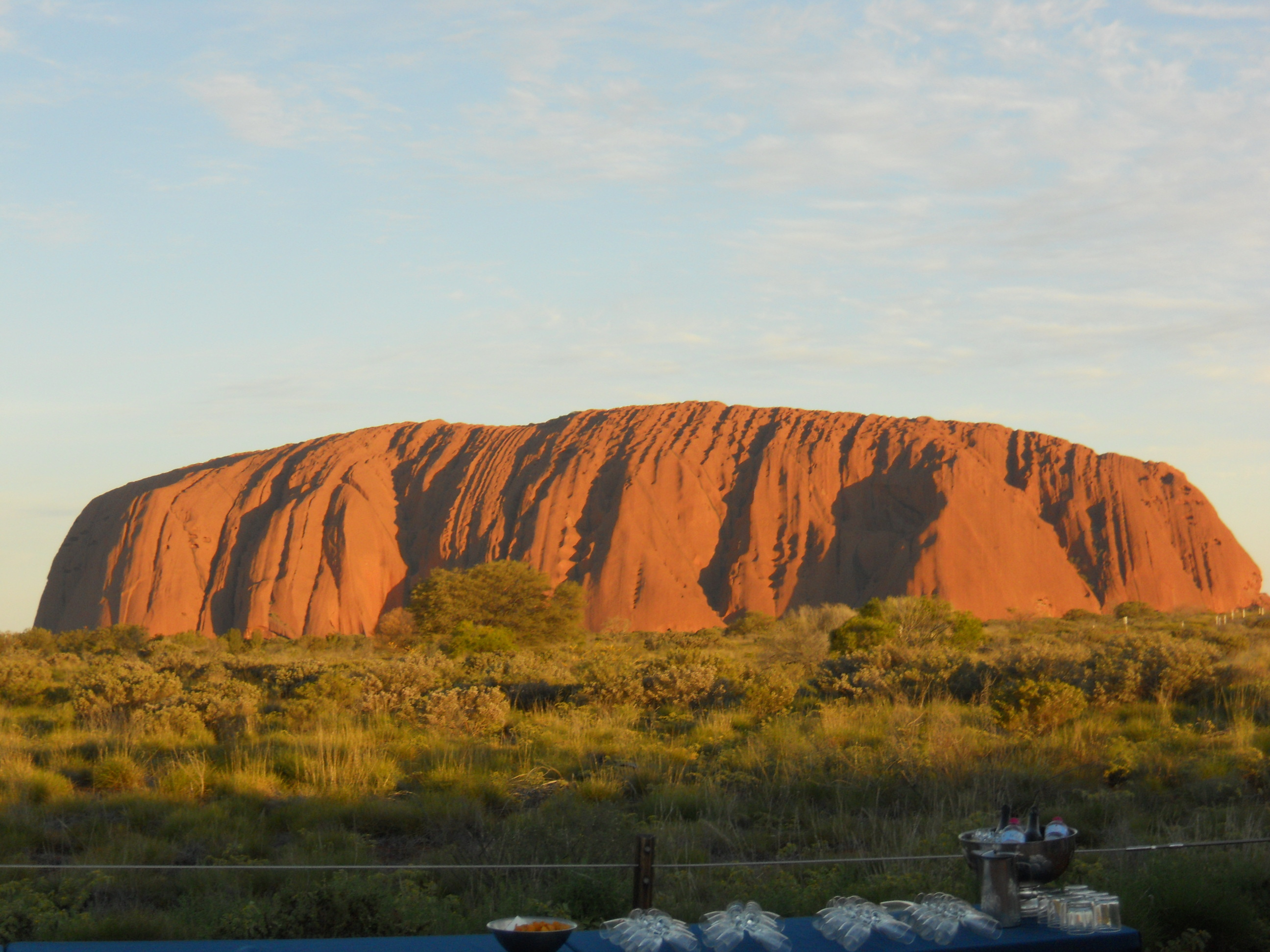 Gute Nacht vom Uluru Ayers Rock