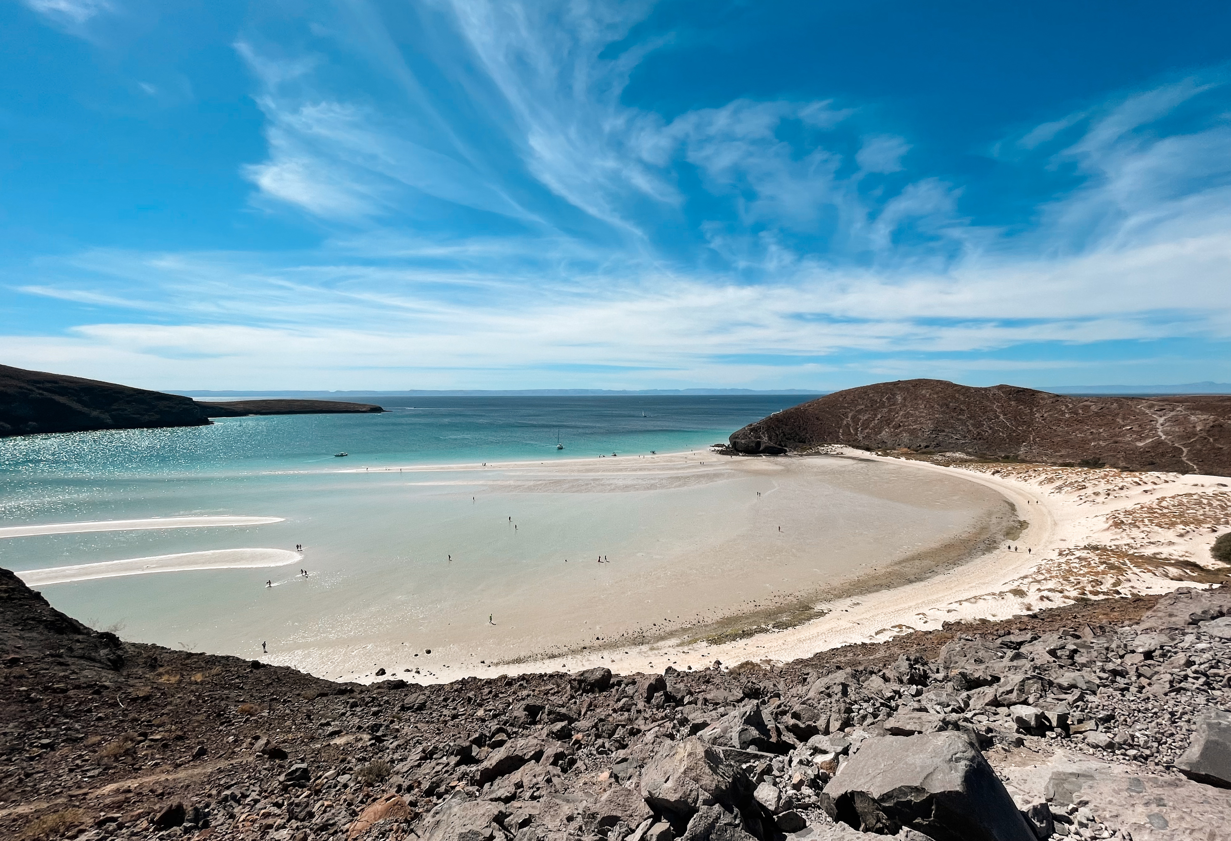Traumstrand Balandra Baja California Mexiko