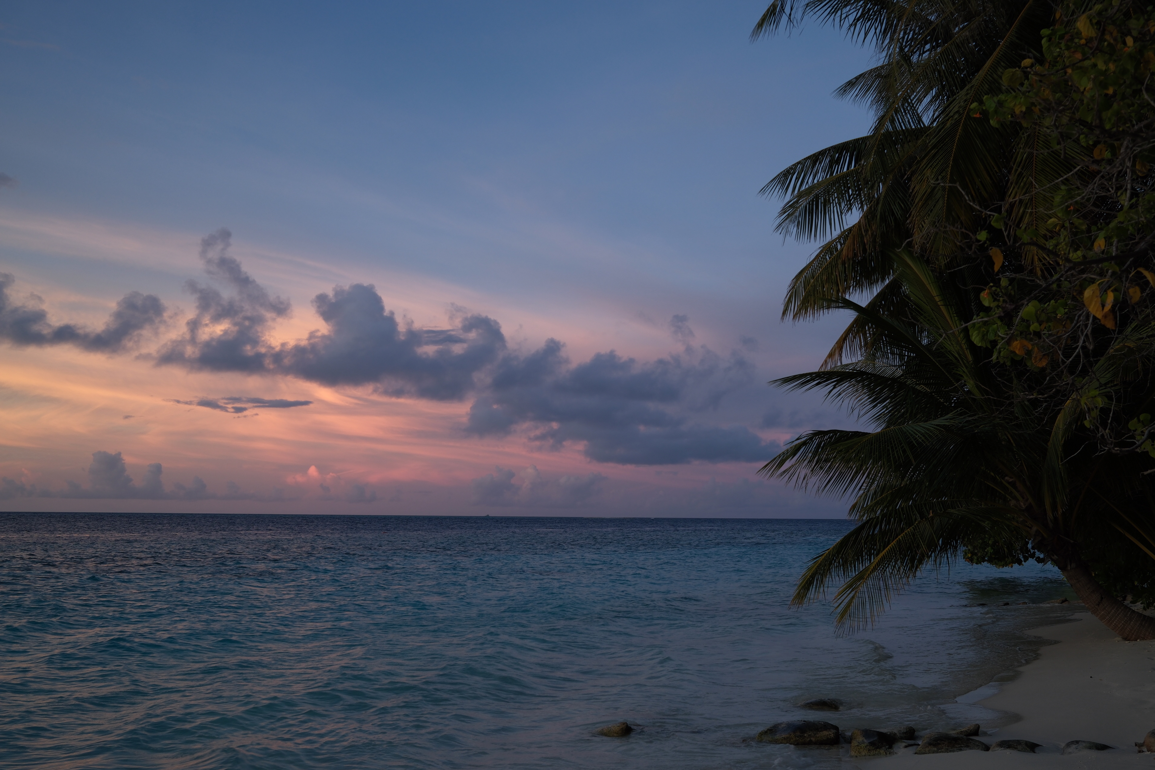 Abendstimmung auf den Malediven