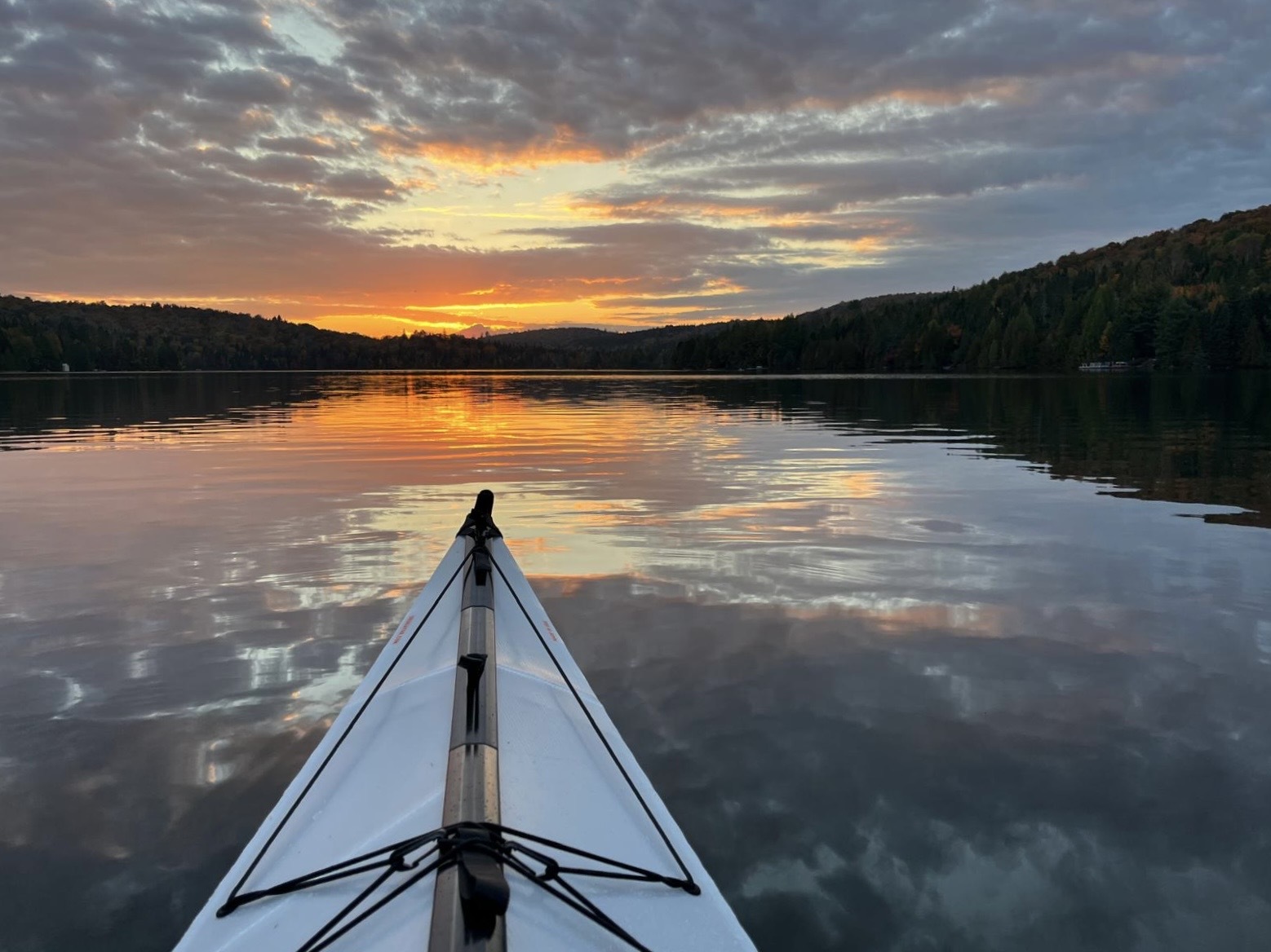 Ruhe und Idylle auf dem See in Kanada