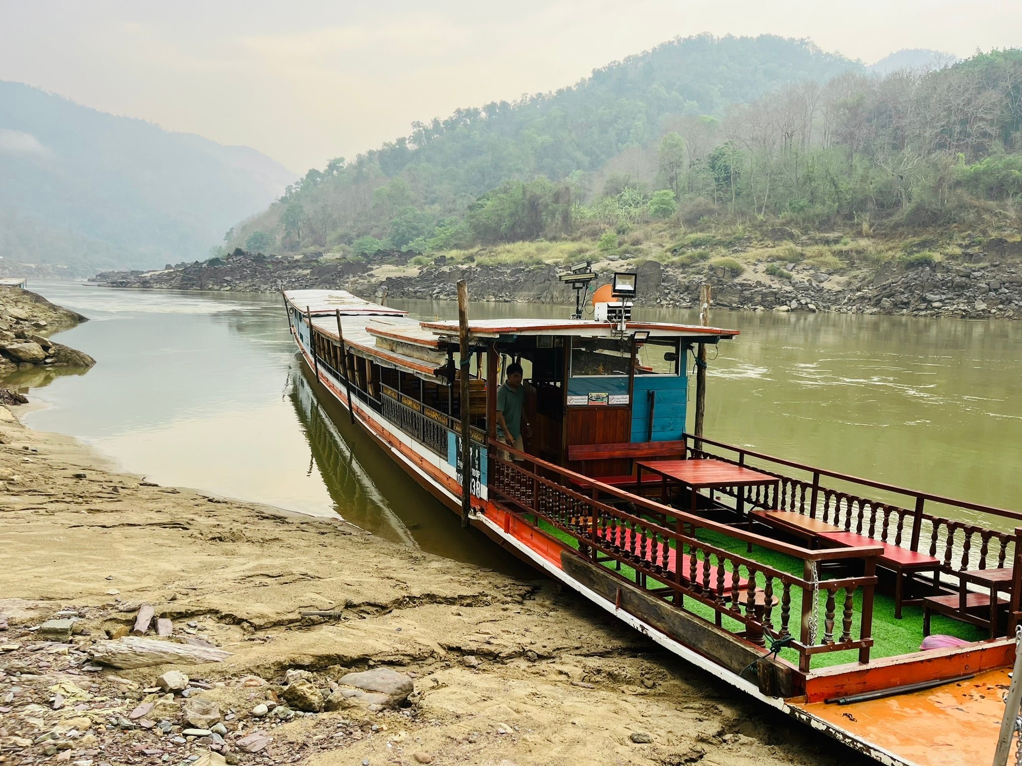 Bootsfahrt auf dem Mekong